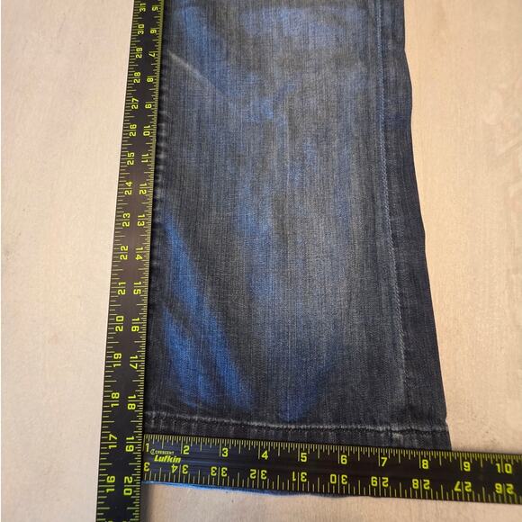 7 for All Mankind Dojo Flare Capri Women's Jeans Size 28 Y2K - Picture 9 of 9